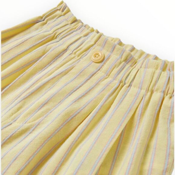 ZARA Kids | Yellow | STRIPED SHORTS - Picture 4 of 6